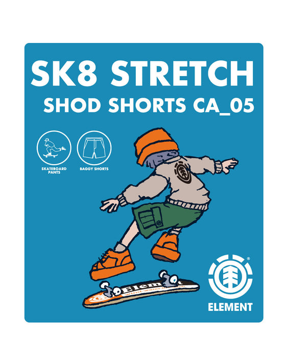 【OUTLET】【近日入荷予定！】ELEMENT メンズ SHOD SHORTS CA_5 ウォークパンツ/ショートパンツ PNT 【2023年春夏モデル】