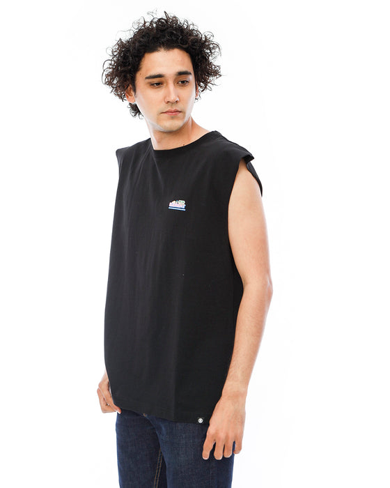 OUTLET】【直営店限定】ELEMENT メンズ RTL TANK タンクトップ BLK 【2023年夏モデル】