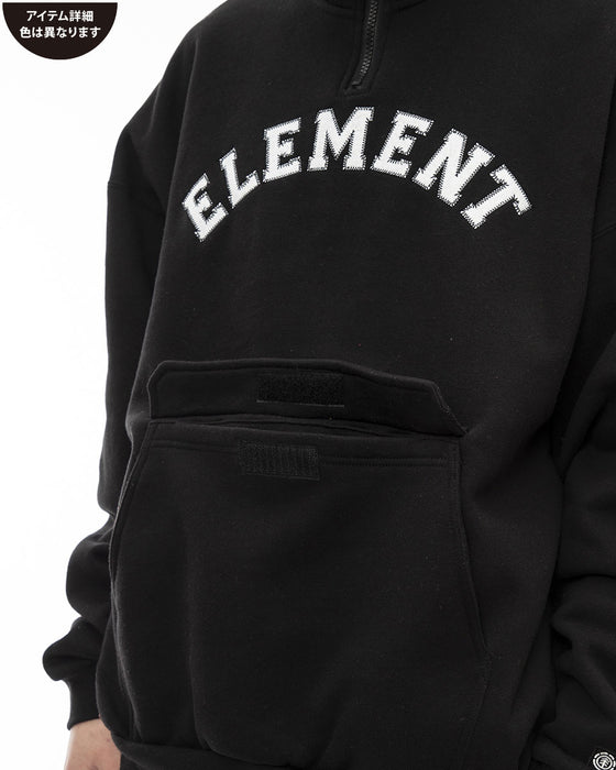 【OUTLET】ELEMENT メンズ UNIV HALF トレーナー BUR 【2023年秋冬モデル】