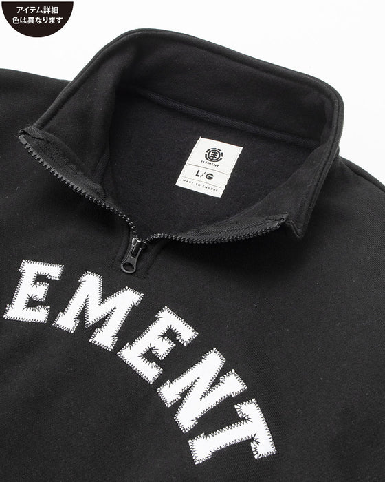 【OUTLET】ELEMENT メンズ UNIV HALF トレーナー BUR 【2023年秋冬モデル】