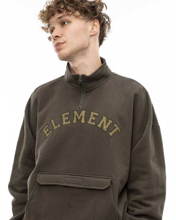 【OUTLET】ELEMENT メンズ UNIV HALF トレーナー FNT 【2023年秋冬モデル】