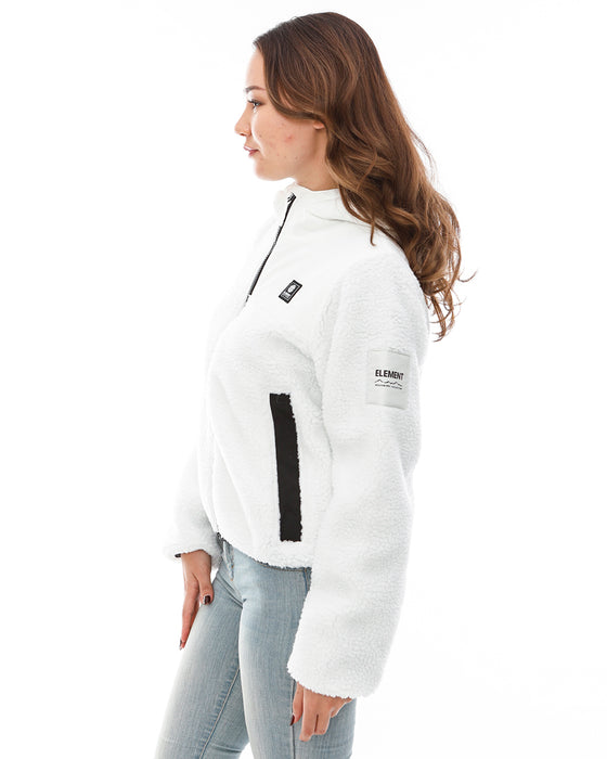 【OUTLET】ELEMENT レディース BOA HOOD WOMEN ジャケット WHT 【2023年秋冬モデル】