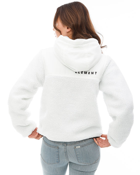 【OUTLET】ELEMENT レディース BOA HOOD WOMEN ジャケット WHT 【2023年秋冬モデル】