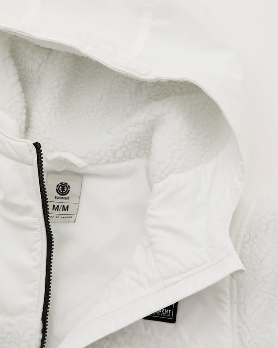 【OUTLET】ELEMENT レディース BOA HOOD WOMEN ジャケット WHT 【2023年秋冬モデル】