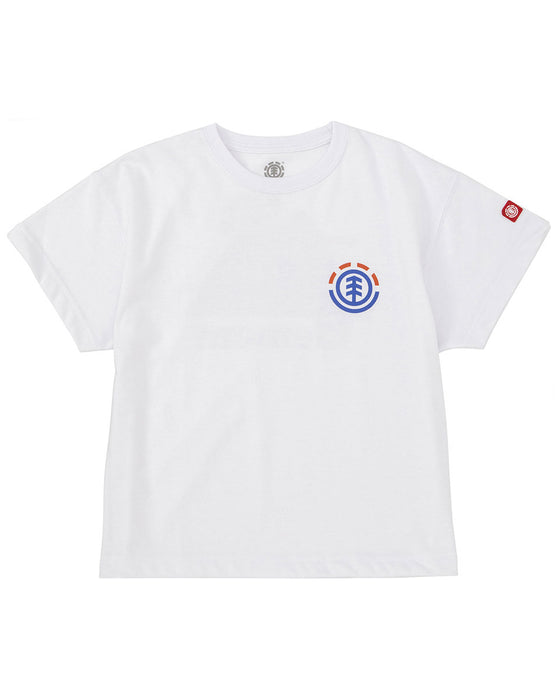 OUTLET】ELEMENT YOUTH（キッズサイズ） YT HILLS SS Ｔシャツ WHT 