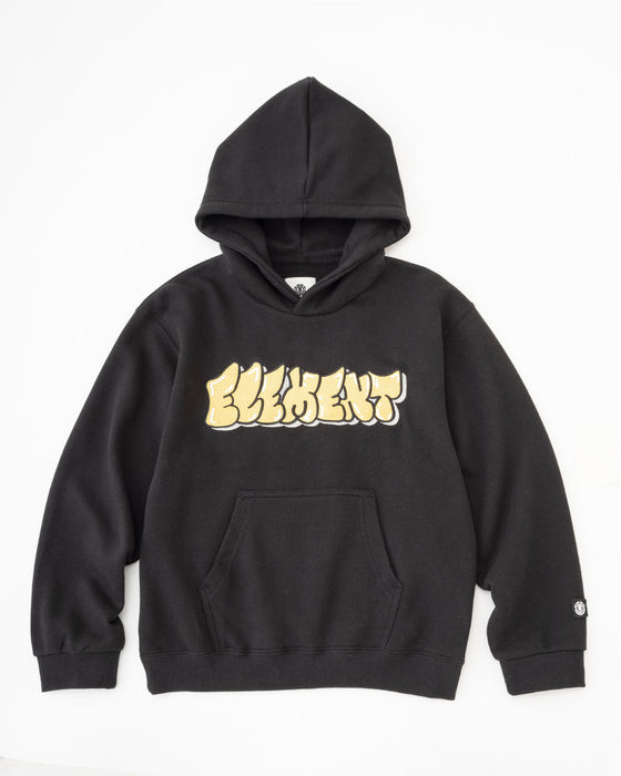 【OUTLET】ELEMENT YOUTH（キッズサイズ） BOMBING HOOD YOUTH パーカー FBK (130cm~160cm) 【2023年秋冬モデル】