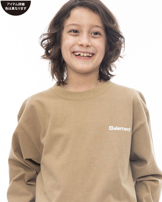 【OUTLET】ELEMENT YOUTH（キッズサイズ） JOINT LS YOUTH ロンＴ WHT (130cm~160cm) 【2023年秋冬モデル】