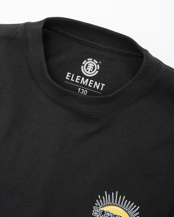 【OUTLET】ELEMENT YOUTH（キッズサイズ） 【TIMBER!】 TIMBER PHOENIX LS YOUTH ロンＴ FBK (130cm~160cm) 【2023年秋冬モデル】