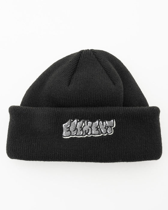 【OUTLET】ELEMENT YOUTH（キッズサイズ） 2WAY BOMBING BEANIE YOUTH ビーニー FBK 【2023年秋冬モデル】