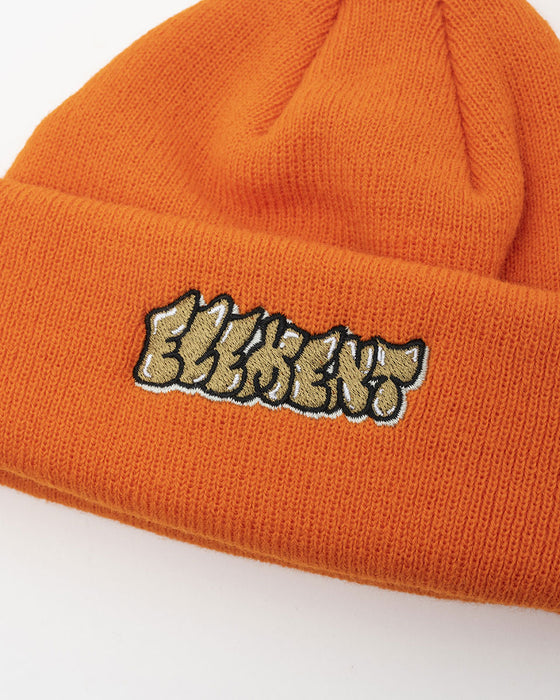 【OUTLET】ELEMENT YOUTH（キッズサイズ） 2WAY BOMBING BEANIE YOUTH ビーニー ORG 【2023年秋冬モデル】
