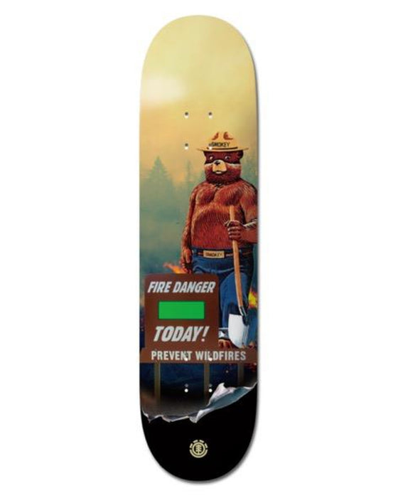 【OUTLET】ELEMENT スケートボード 《8.25 inch》 【SMOKEY BEAR】 SBXE POSTER デッキ