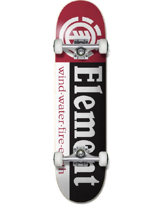 【OUTLET】ELEMENT スケートボード 《7.375 inch》 SECTION キッズコンプリートデッキ AST