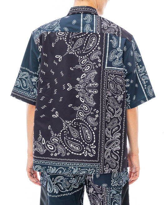 【OUTLET】RVCA メンズ BANDANA UT SHIRTS ショートスリーブシャツ【2023年夏モデル】