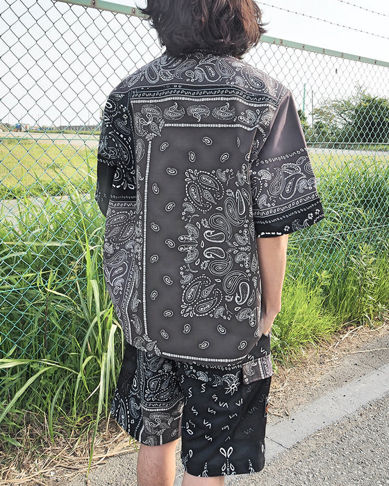 【OUTLET】RVCA メンズ BANDANA UT SHIRTS ショートスリーブシャツ【2023年夏モデル】