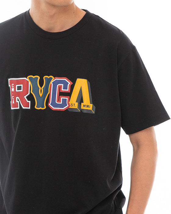 【OUTLET】RVCA メンズ RVCA LETTERMAN SS Ｔシャツ【2023年春夏モデル】