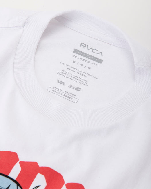 【OUTLET】RVCA メンズ 【MARTIN ANDER】 MANDEROID Ｔシャツ【2023年夏モデル】