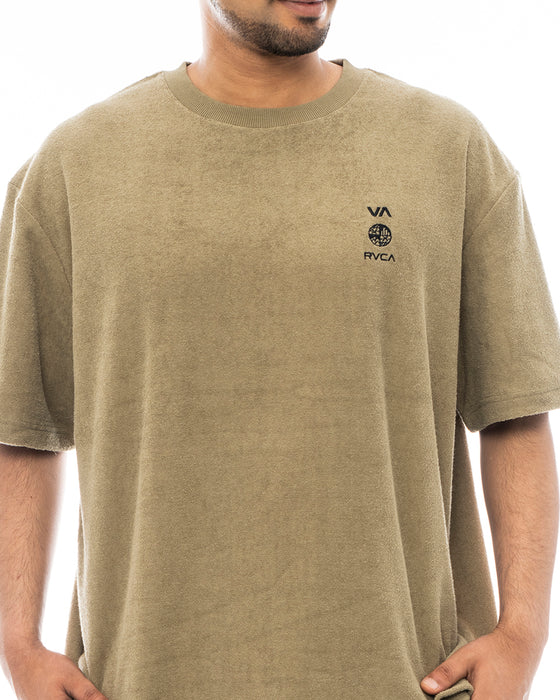 【OUTLET】RVCA メンズ ALLTIME TERRY CLOTH TEE Ｔシャツ【2023年夏モデル】