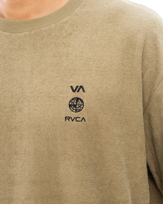 【OUTLET】RVCA メンズ ALLTIME TERRY CLOTH TEE Ｔシャツ【2023年夏モデル】