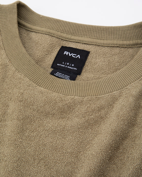 【OUTLET】RVCA メンズ ALLTIME TERRY CLOTH TEE Ｔシャツ【2023年夏モデル】