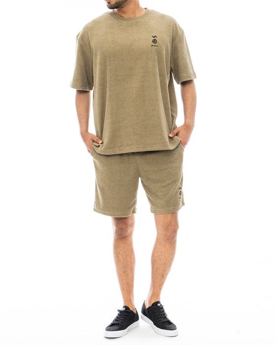 【OUTLET】RVCA メンズ ALLTIME TERRY CLOTH TEE Ｔシャツ【2023年夏モデル】