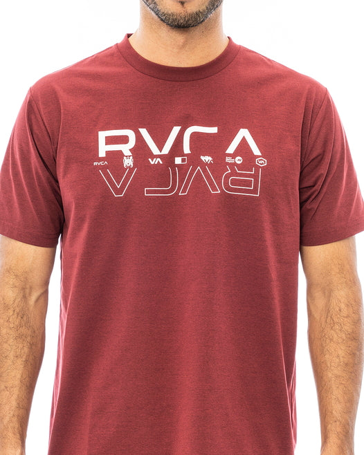 【OUTLET】RVCA メンズ 【SURF TEE】 DOUBLE RVCA SPLIT SS ラッシュガード【2023年夏モデル】