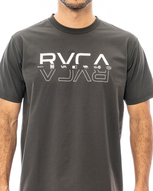 【OUTLET】RVCA メンズ 【SURF TEE】 DOUBLE RVCA SPLIT SS ラッシュガード【2023年夏モデル】