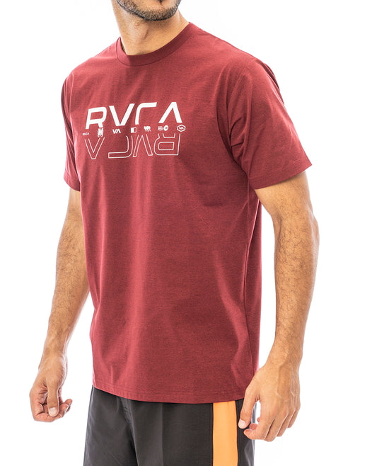 【OUTLET】RVCA メンズ 【SURF TEE】 DOUBLE RVCA SPLIT SS ラッシュガード【2023年夏モデル】