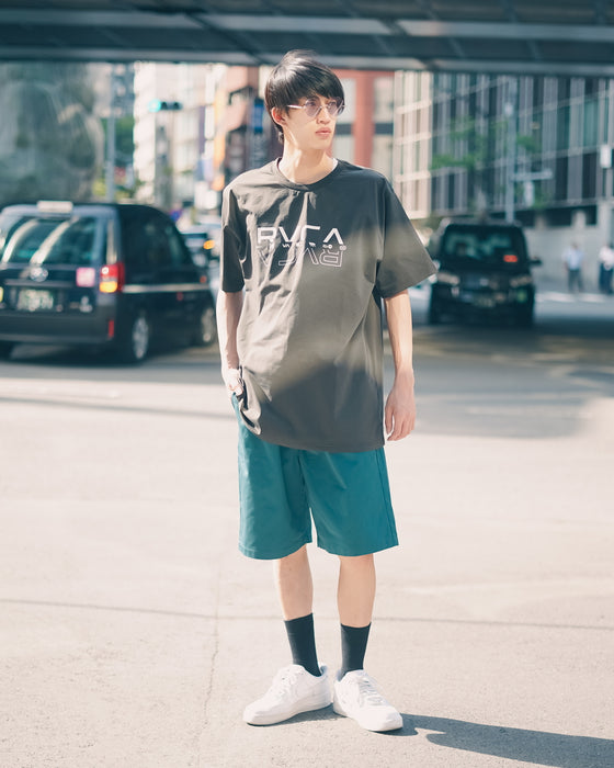 【OUTLET】RVCA メンズ 【SURF TEE】 DOUBLE RVCA SPLIT SS ラッシュガード【2023年夏モデル】