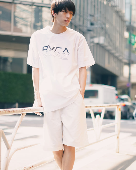 【OUTLET】RVCA メンズ 【SURF TEE】 DOUBLE RVCA SPLIT SS ラッシュガード【2023年夏モデル】