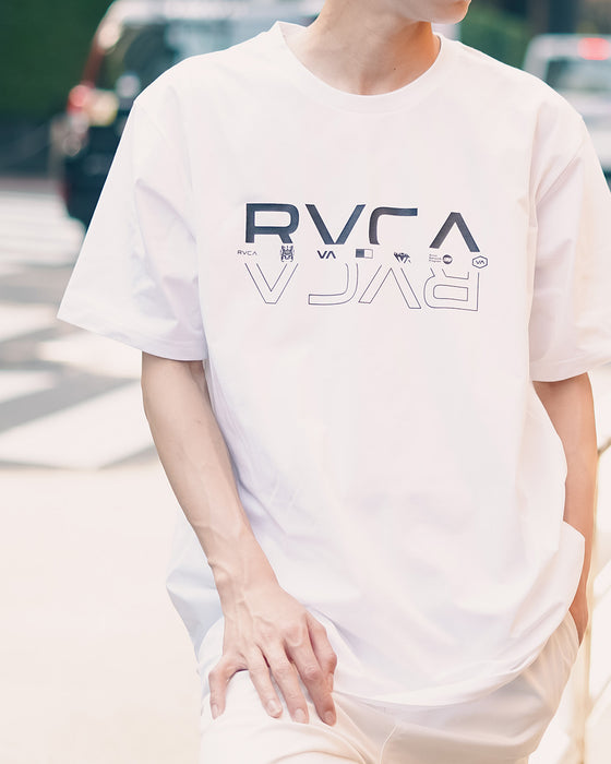 【OUTLET】RVCA メンズ 【SURF TEE】 DOUBLE RVCA SPLIT SS ラッシュガード【2023年夏モデル】