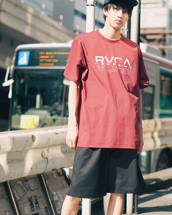 【OUTLET】RVCA メンズ 【SURF TEE】 DOUBLE RVCA SPLIT SS ラッシュガード【2023年夏モデル】