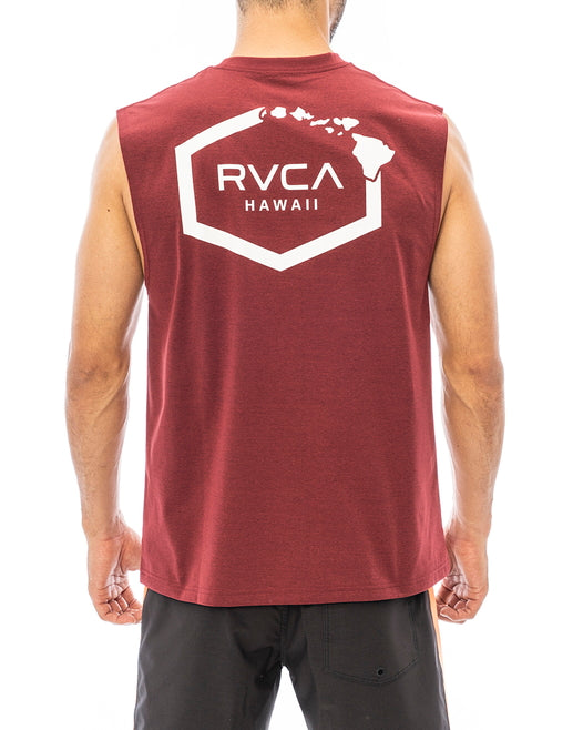 【OUTLET】RVCA メンズ 【SURF TEE】 HAWAII SURF TANK ラッシュガード【2023年夏モデル】