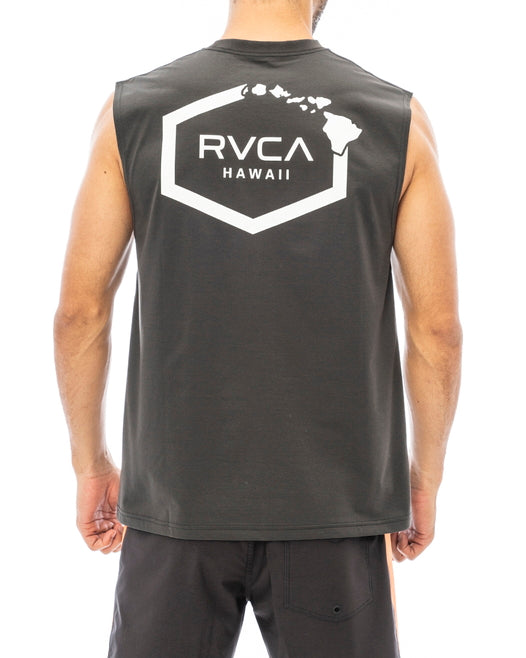 【OUTLET】RVCA メンズ 【SURF TEE】 HAWAII SURF TANK ラッシュガード【2023年夏モデル】