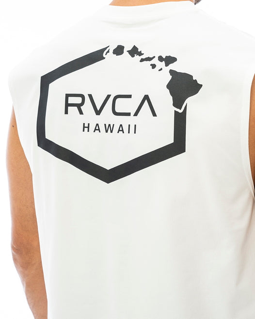 【OUTLET】RVCA メンズ 【SURF TEE】 HAWAII SURF TANK ラッシュガード【2023年夏モデル】