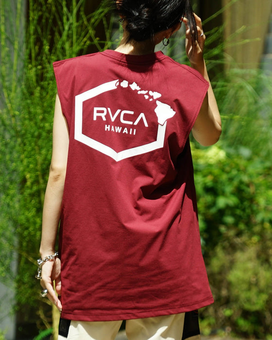 【OUTLET】RVCA メンズ 【SURF TEE】 HAWAII SURF TANK ラッシュガード【2023年夏モデル】