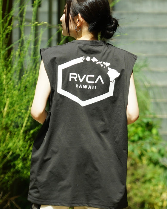 【OUTLET】RVCA メンズ 【SURF TEE】 HAWAII SURF TANK ラッシュガード【2023年夏モデル】