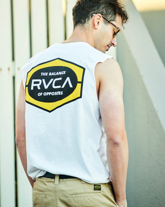 【OUTLET】RVCA メンズ INDUSTRIAL TANK タンクトップ【2023年春夏モデル】