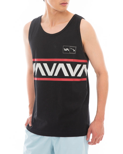 【OUTLET】RVCA メンズ VA BANDED HAWAII TANK タンクトップ【2023年春夏モデル】