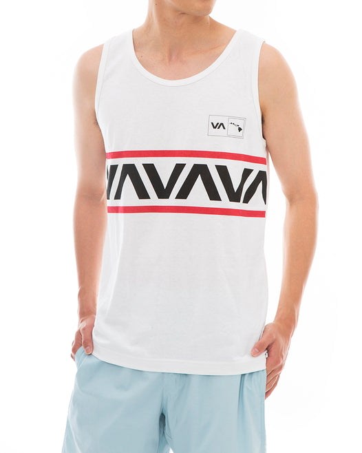 【OUTLET】RVCA メンズ VA BANDED HAWAII TANK タンクトップ【2023年春夏モデル】