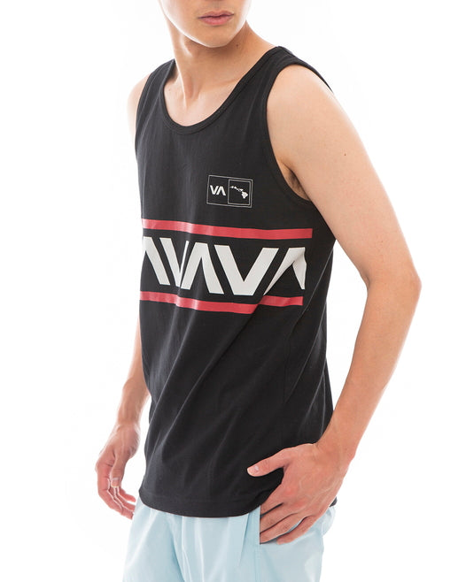 【OUTLET】RVCA メンズ VA BANDED HAWAII TANK タンクトップ【2023年春夏モデル】