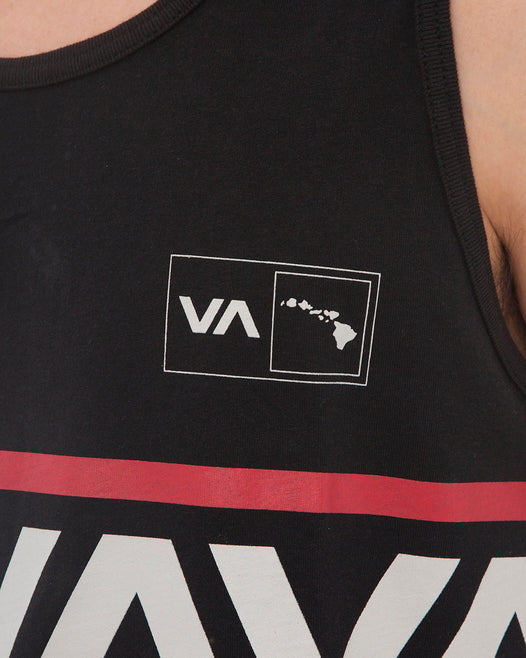 【OUTLET】RVCA メンズ VA BANDED HAWAII TANK タンクトップ【2023年春夏モデル】