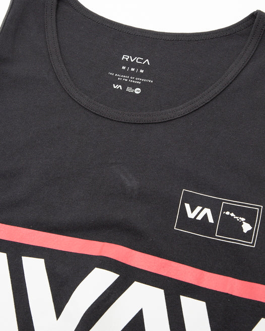 【OUTLET】RVCA メンズ VA BANDED HAWAII TANK タンクトップ【2023年春夏モデル】