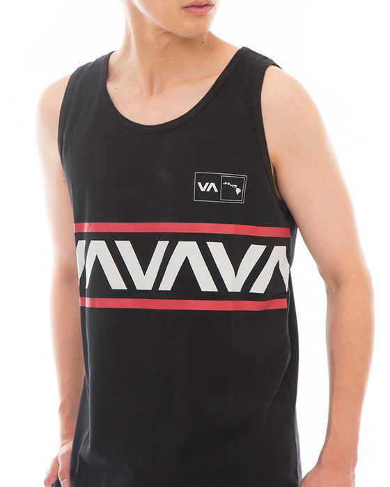 【OUTLET】RVCA メンズ VA BANDED HAWAII TANK タンクトップ【2023年春夏モデル】