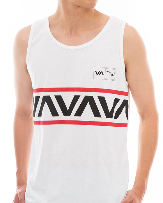 【OUTLET】RVCA メンズ VA BANDED HAWAII TANK タンクトップ【2023年春夏モデル】