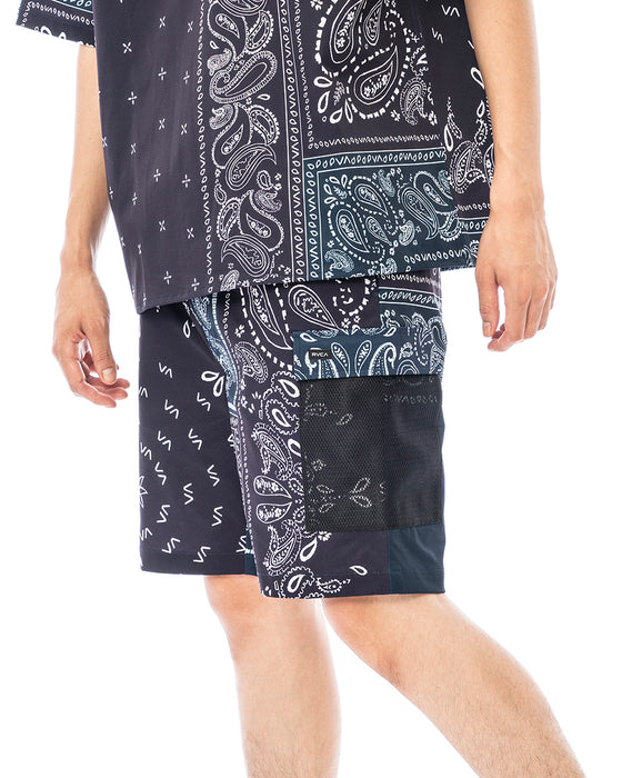 【OUTLET】RVCA メンズ BANDANA UT SHORTS ウォークパンツ/ショートパンツ【2023年夏モデル】