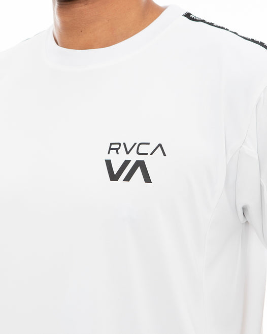 【OUTLET】RVCA SPORT メンズ 【ALWAYS READY】 VENT TAPE ST ラッシュガード【2023年春夏モデル】