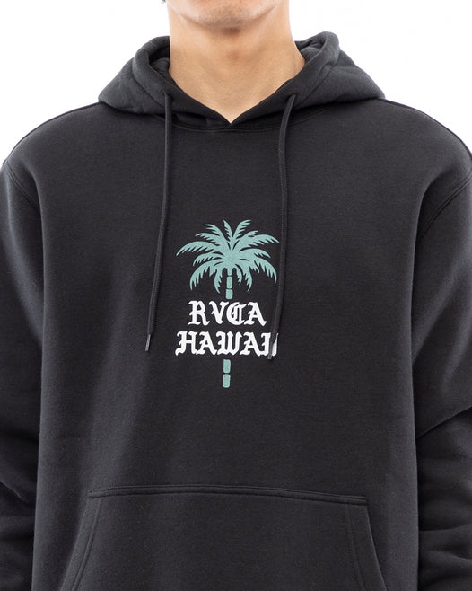 【OUTLET】RVCA メンズ 【HAWAII】 BARBED PALM HOODIE パーカー【2023年秋冬モデル】