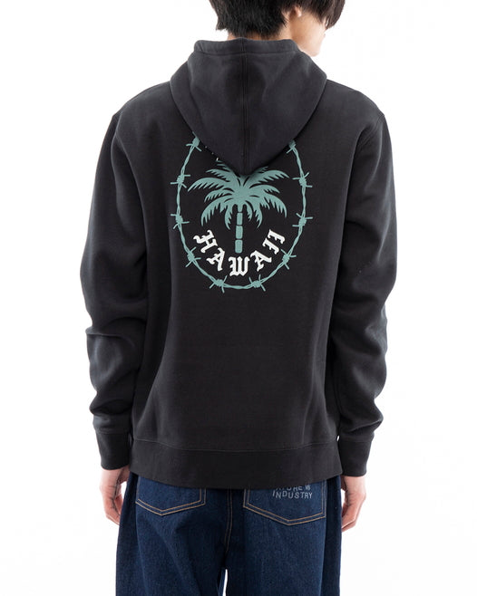 【OUTLET】RVCA メンズ 【HAWAII】 BARBED PALM HOODIE パーカー【2023年秋冬モデル】