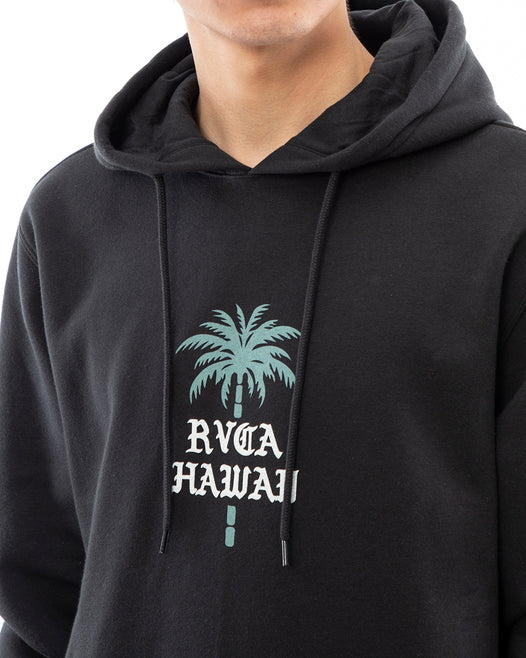 【OUTLET】RVCA メンズ 【HAWAII】 BARBED PALM HOODIE パーカー【2023年秋冬モデル】