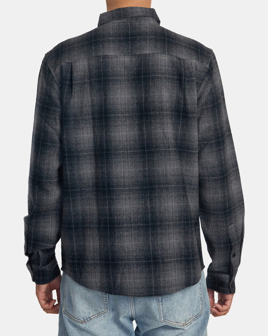 OUTLET】RVCA メンズ 【RECESSION COLLECTION】 DAYSHIFT FLANNEL LS ロングスリーブシャツ